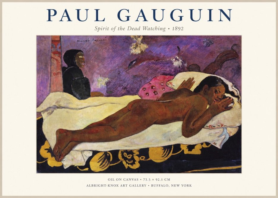 Paul Gauguin Manao Tupapau (the Spirit of the Dead Watches) No5 - Juliste