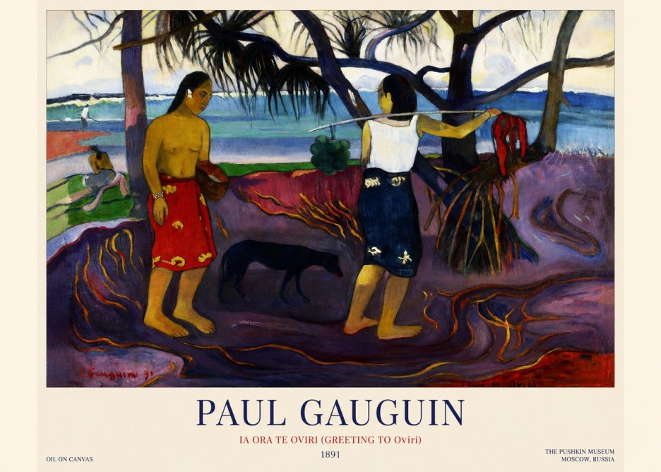 Paul Gauguin Ia Ora Na Te Ovari (I Raro Te Oviri) No2 - Juliste
