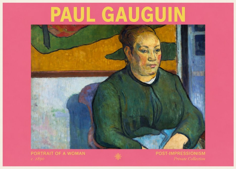 Paul Gauguin Portrait of a Woman No2 - Juliste