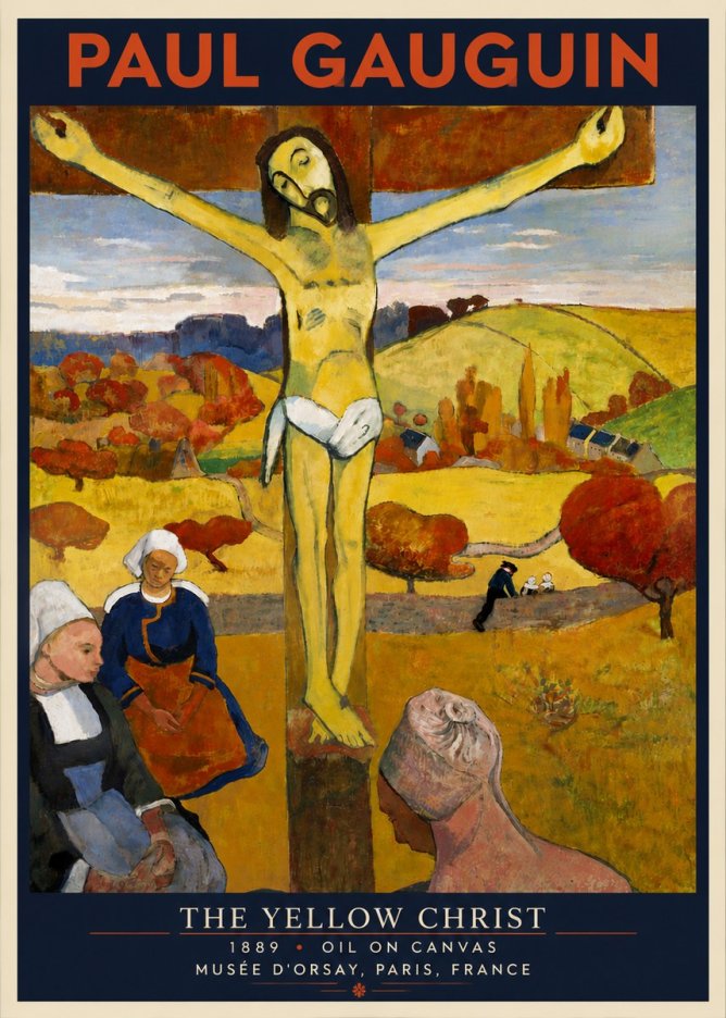 Paul Gauguin The Yellow Christ No6 - Juliste
