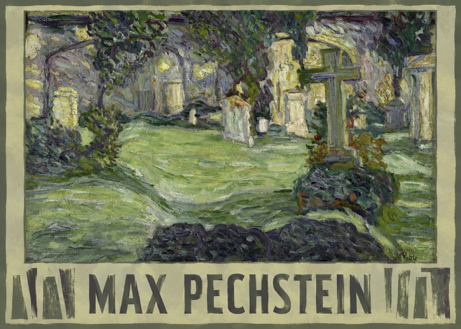 Max Pechstein Cemetery No3 - Juliste