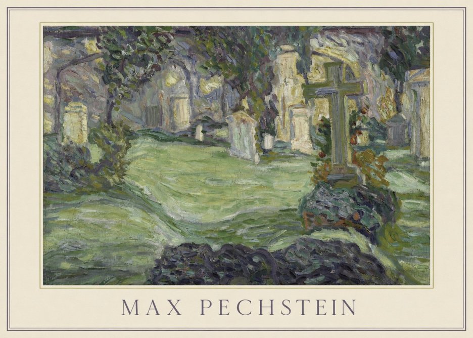Max Pechstein Cemetery No4 - Juliste