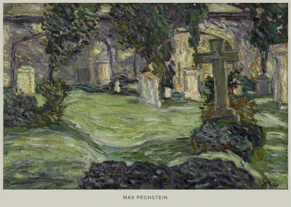 Max Pechstein Cemetery No5 - Juliste