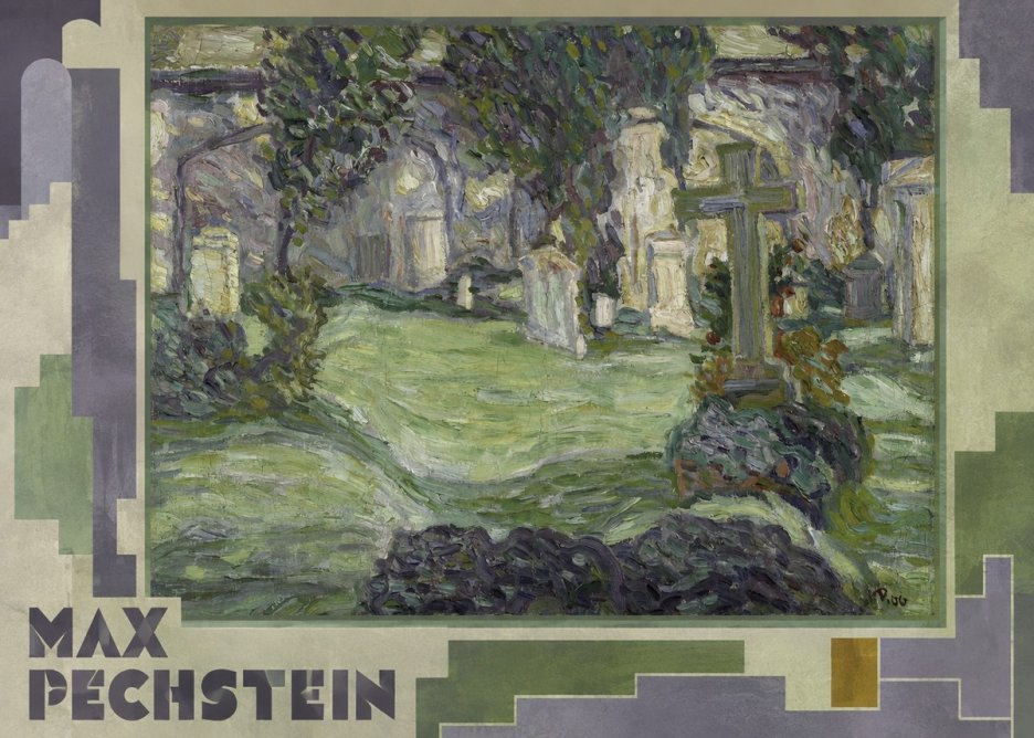 Max Pechstein Cemetery No6 - Juliste