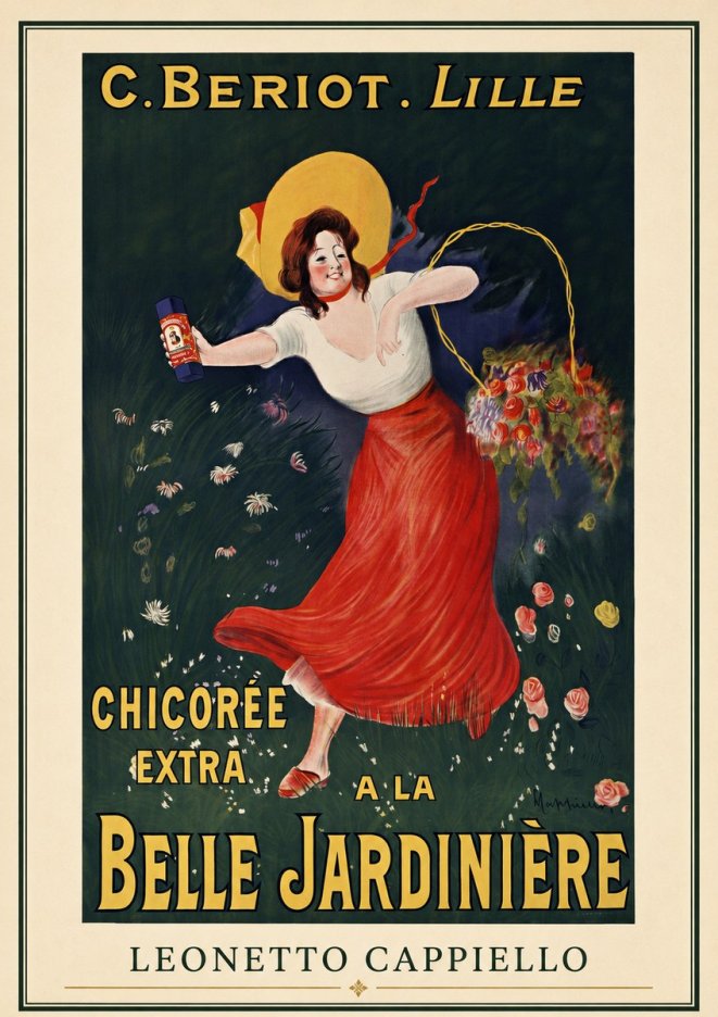 Leonetto Cappiello Chicorée Extra a La Belle Jardinière No3 - Juliste
