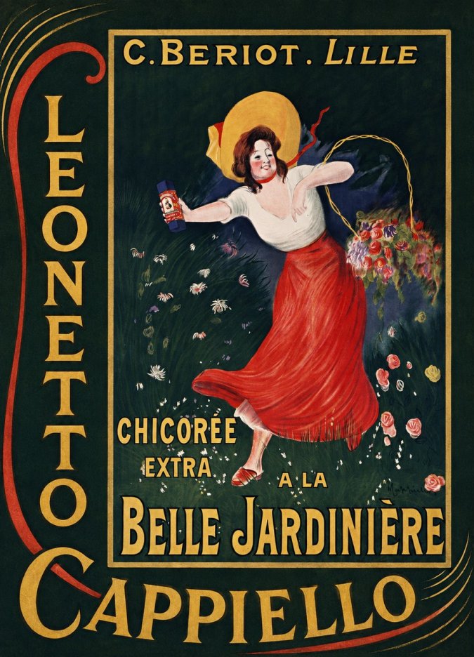 Leonetto Cappiello Chicorée Extra a La Belle Jardinière No4 - Juliste