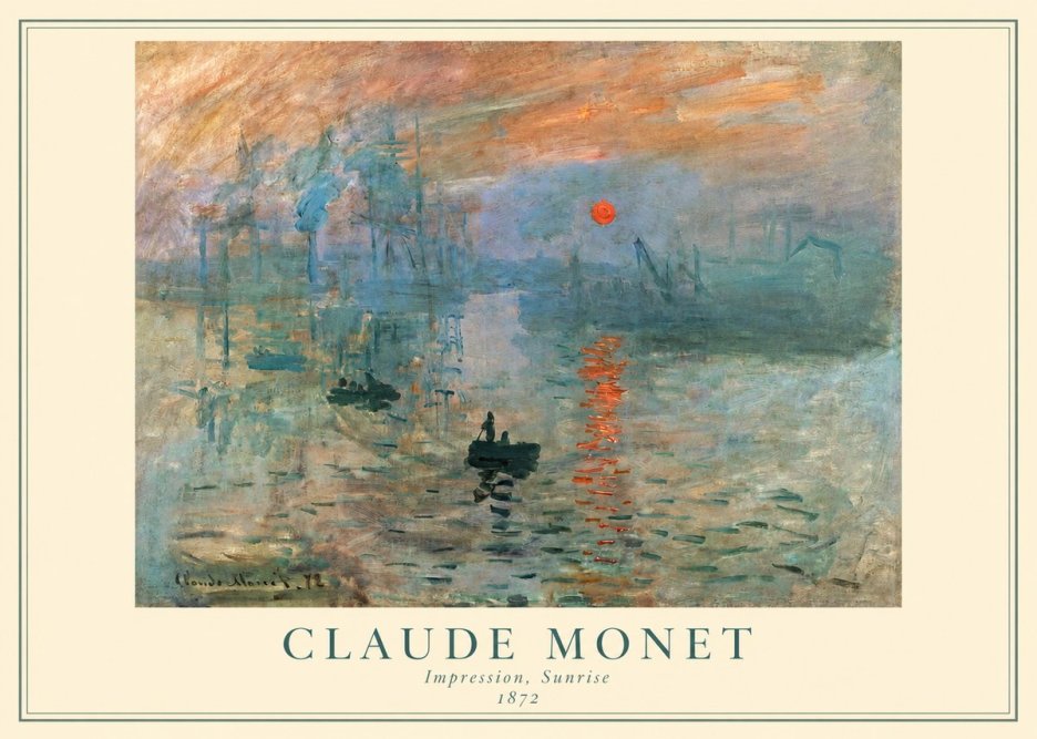 Monet Impression, Sunrise II No2 - Juliste