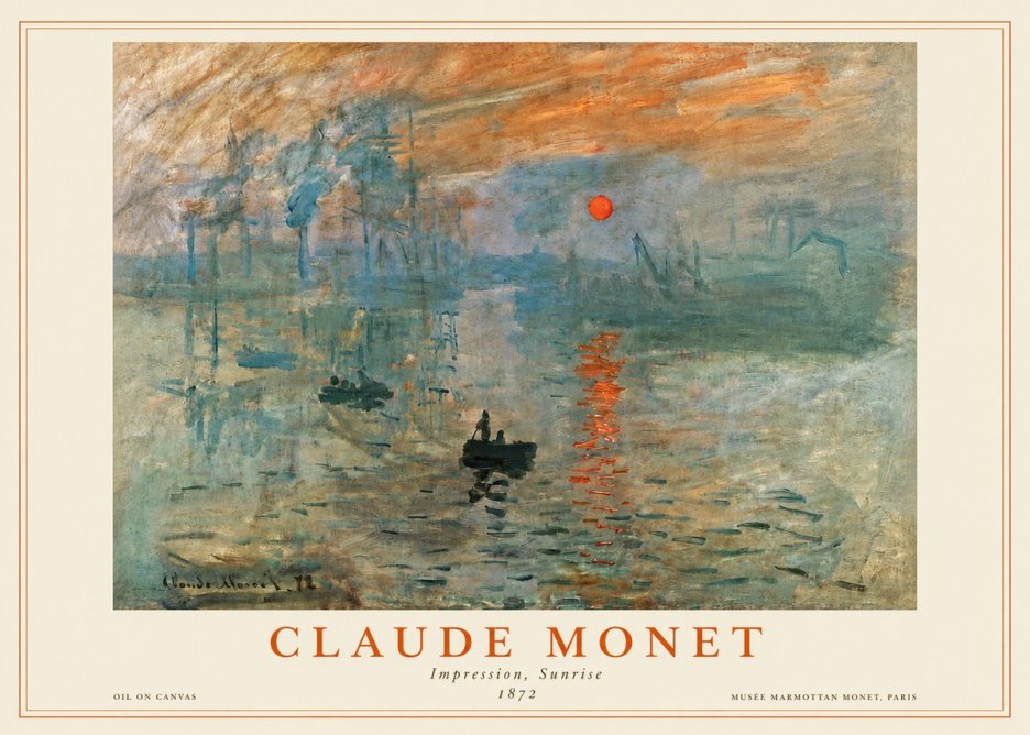 Monet Impression, Sunrise II No4 - Juliste