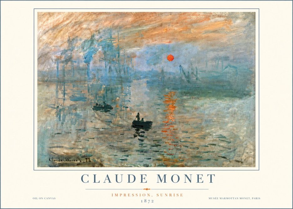 Monet Impression, Sunrise II No6 - Juliste