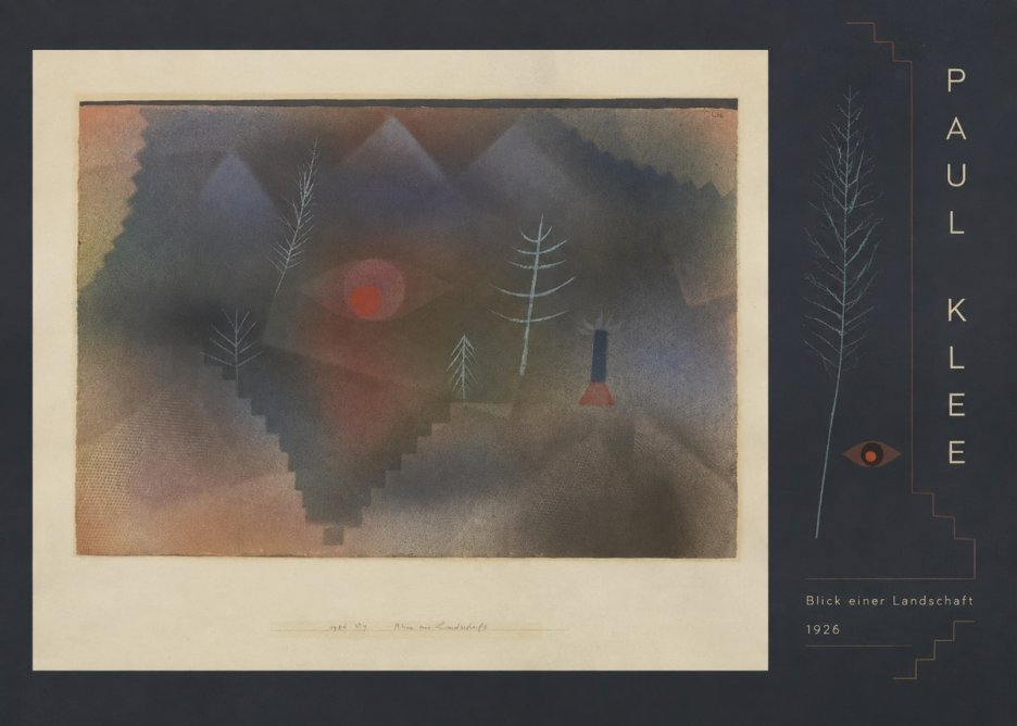 Paul Klee Blick Einer Landschaft No5 - Juliste