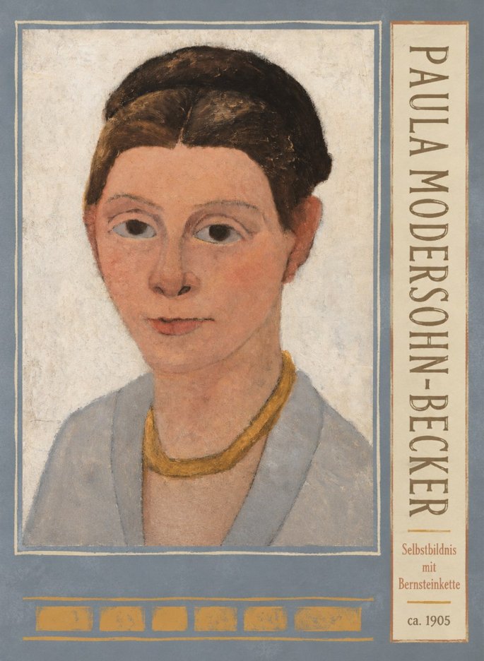 Paula Modersohn-Becker Selbstbildnis Mit Bernsteinkette No5 - Juliste