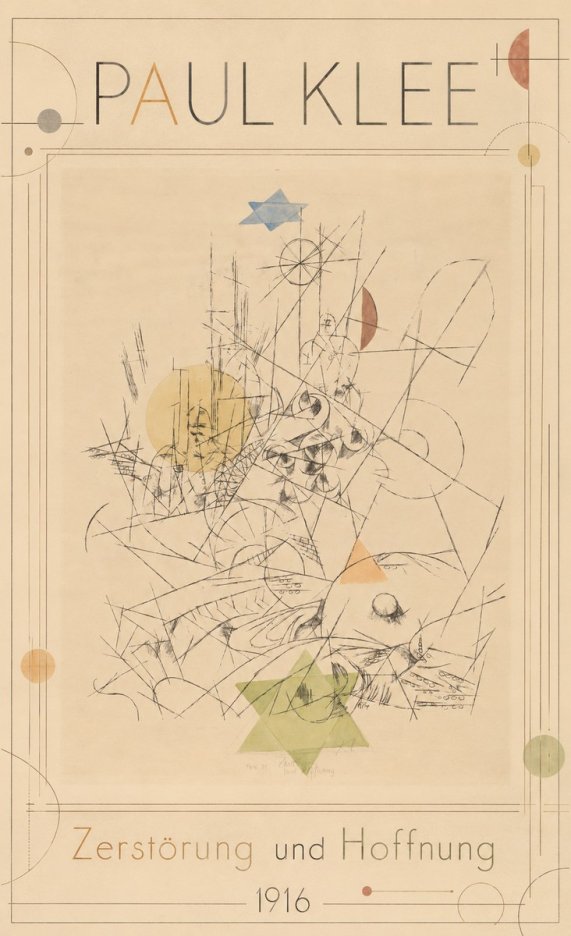 Paul Klee Zerstörung Und Hoffnung I No1 - Juliste