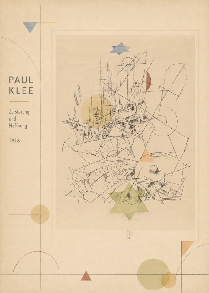 Paul Klee Zerstörung Und Hoffnung I No2 - Juliste