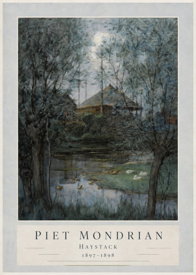 Piet Mondrian Haystack No3 - Juliste