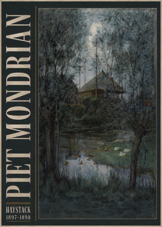 Piet Mondrian Haystack No5 - Juliste