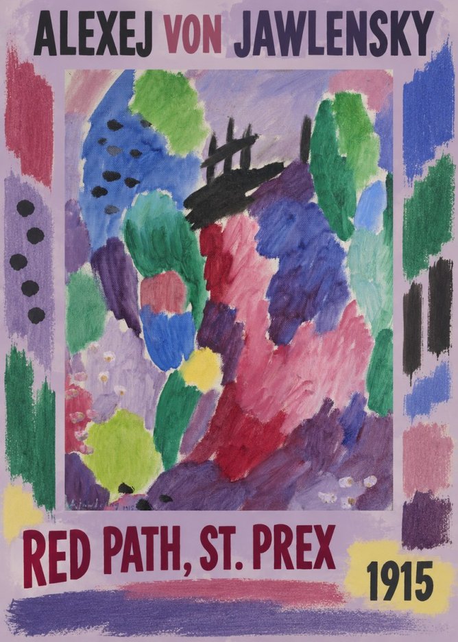 Alexej von Jawlensky Red Path, St. Prex II No1 - Juliste