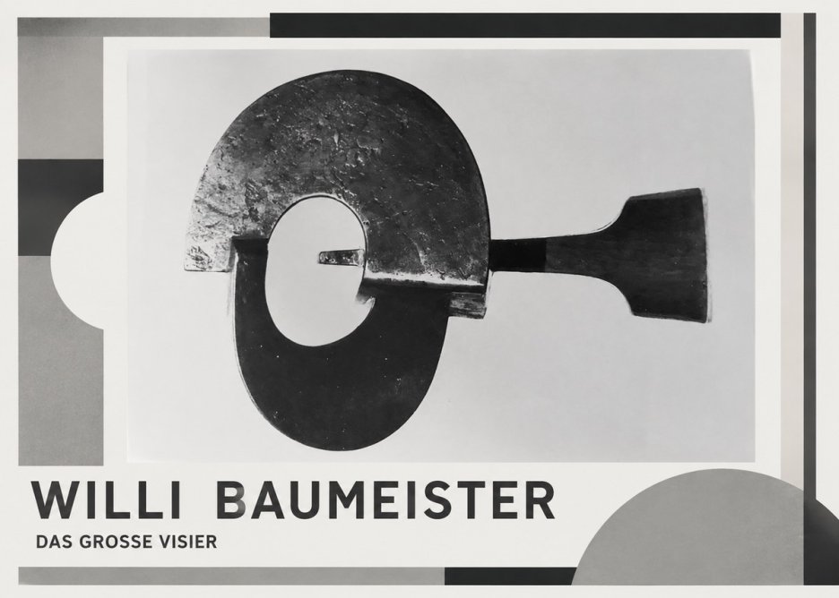 Willi Baumeister Das Grosse Visier No1 - Juliste