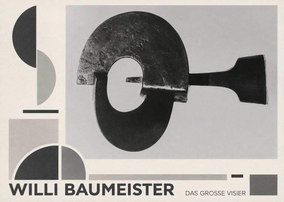 Willi Baumeister Das Grosse Visier No6 - Juliste