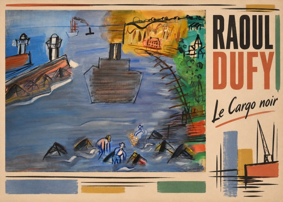Raoul Dufy Le Cargo Noir No2 - Juliste