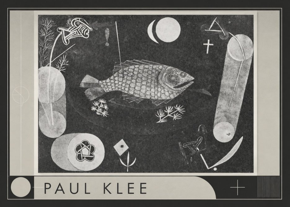 Paul Klee Abstract Fish No1 - Juliste