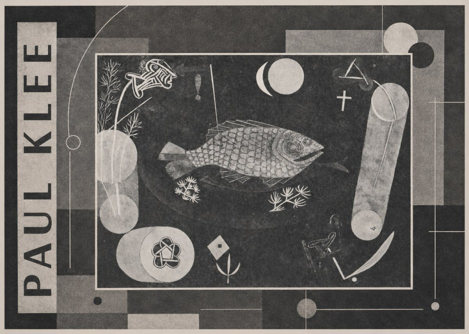 Paul Klee Abstract Fish No4 - Juliste