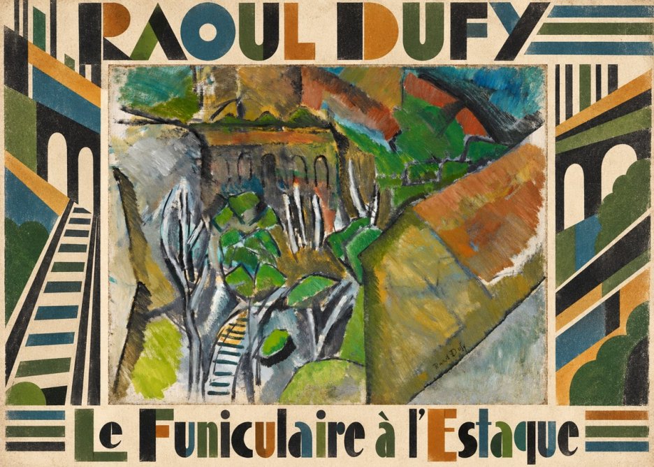 Raoul Dufy Le Funiculaire À L'estaque No4 - Juliste