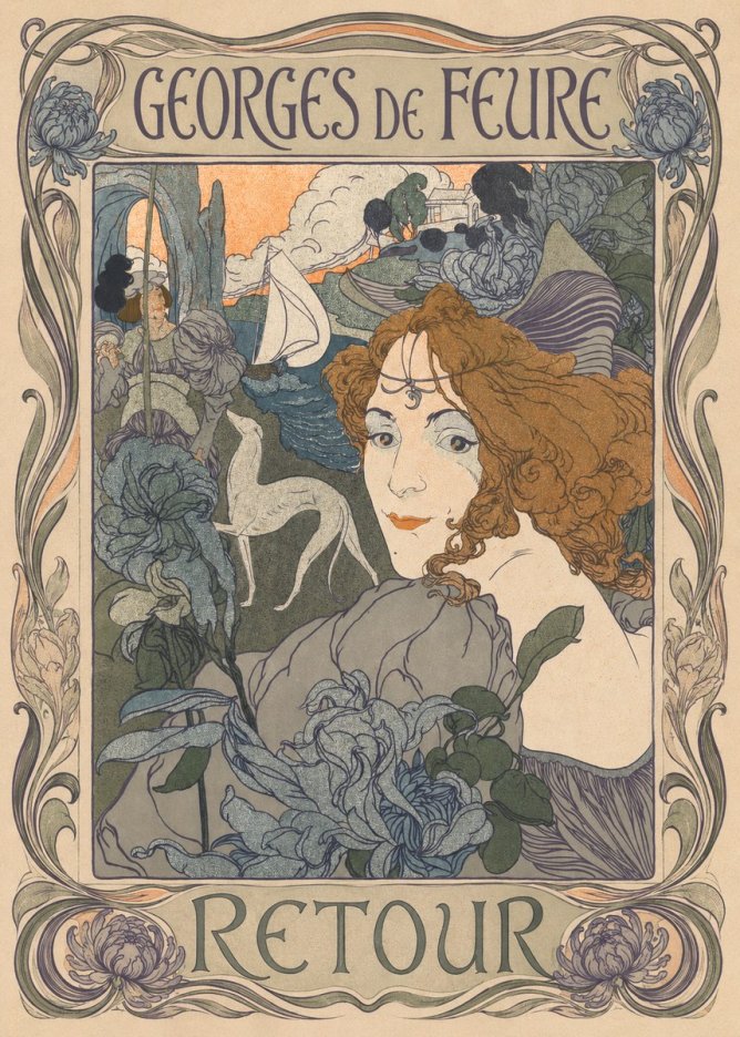 Georges de Feure Retour No1 - Juliste