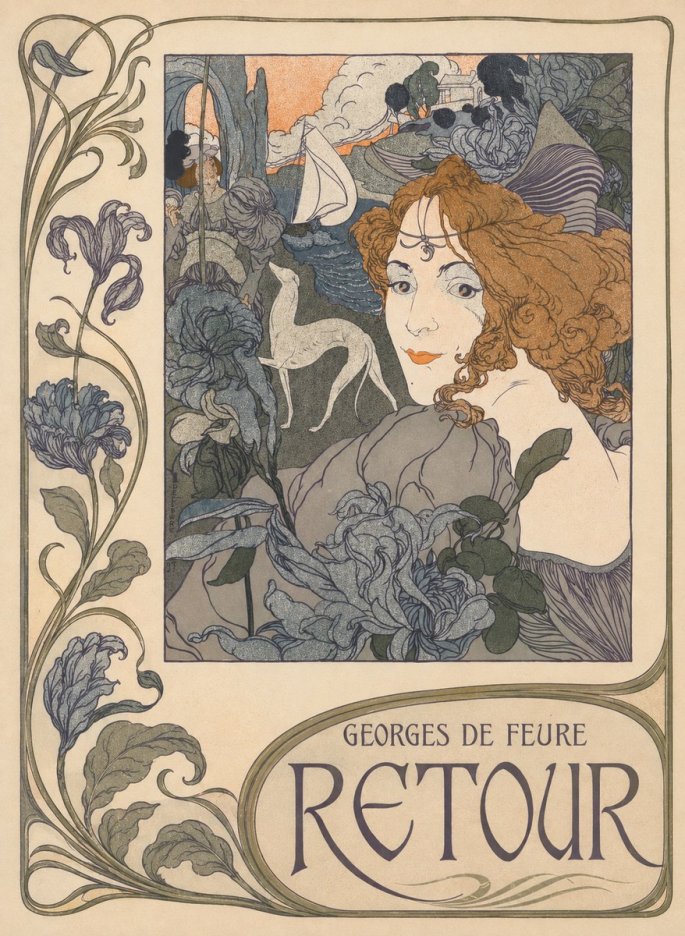 Georges de Feure Retour No2 - Juliste