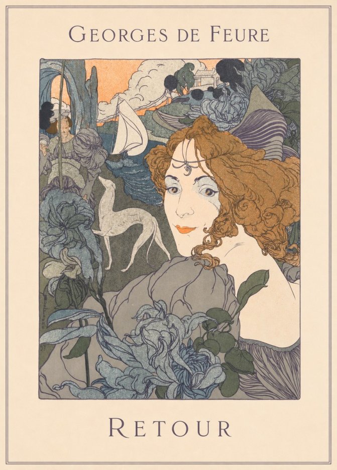 Georges de Feure Retour No5 - Juliste