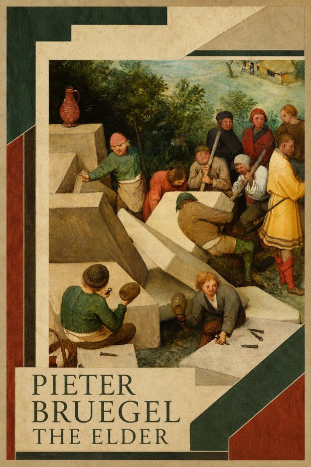 Pieter Bruegel The Tower of Babel V No2 - Juliste