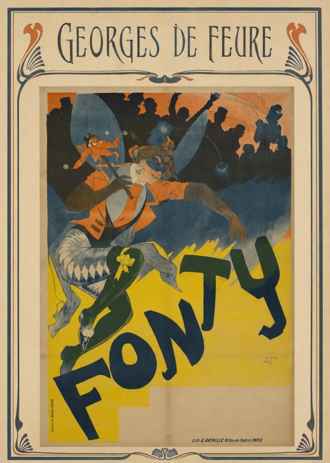 Georges de Feure Fonty I No1 - Juliste