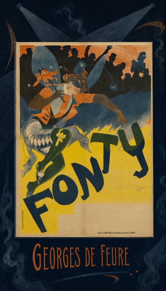 Georges de Feure Fonty I No5 - Juliste