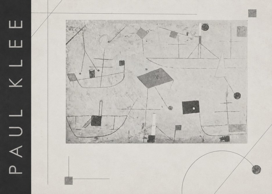 Paul Klee Seascape with Boats No2 - Juliste