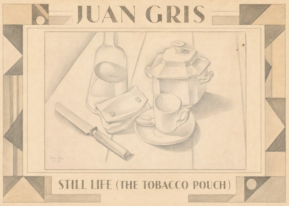 Juan Gris Still Life (the Tobacco Pouch) No1 - Juliste