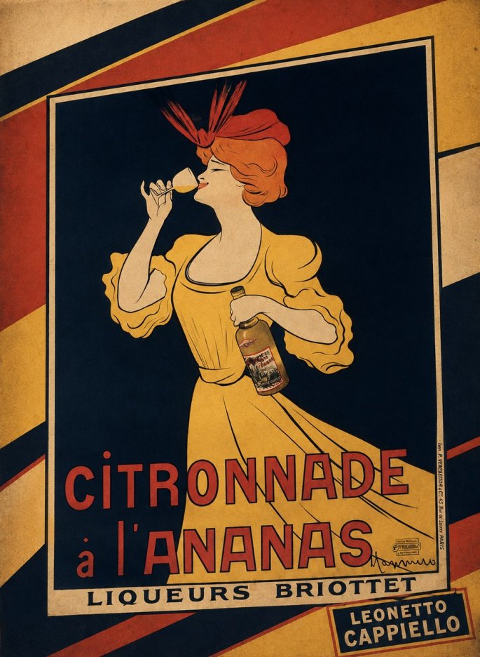 Leonetto Cappiello Citronnade À L'ananas No3 - Juliste