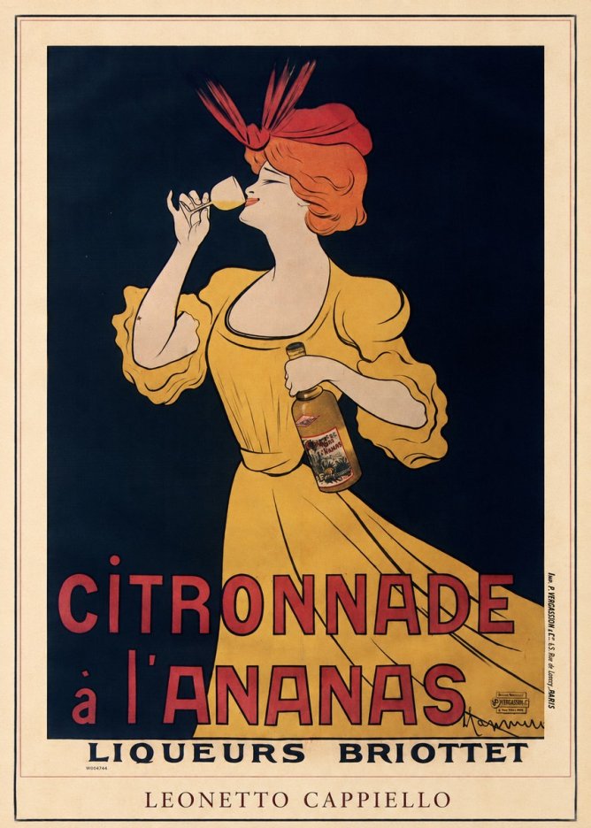 Leonetto Cappiello Citronnade À L'ananas No4 - Juliste