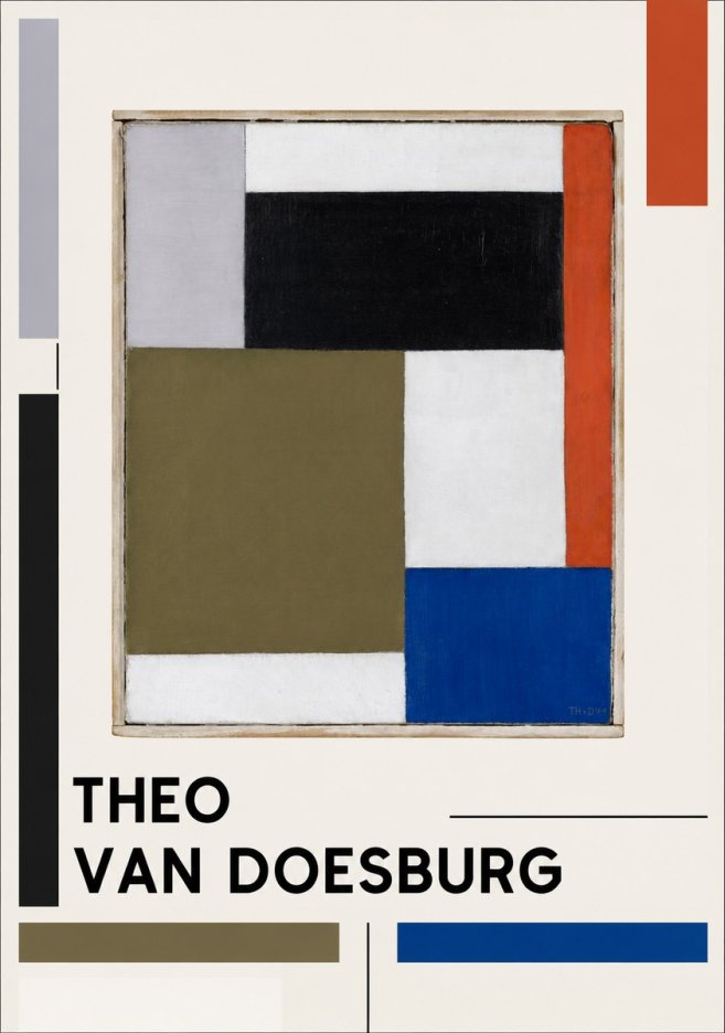 Theo van Doesburg Composition Xxii No1 - Juliste