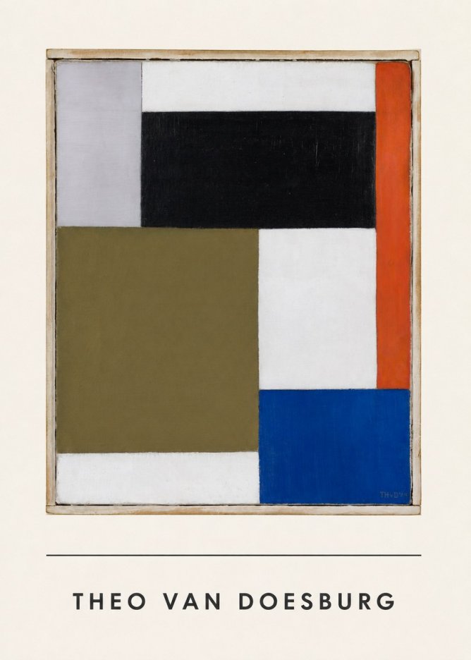 Theo van Doesburg Composition Xxii No3 - Juliste