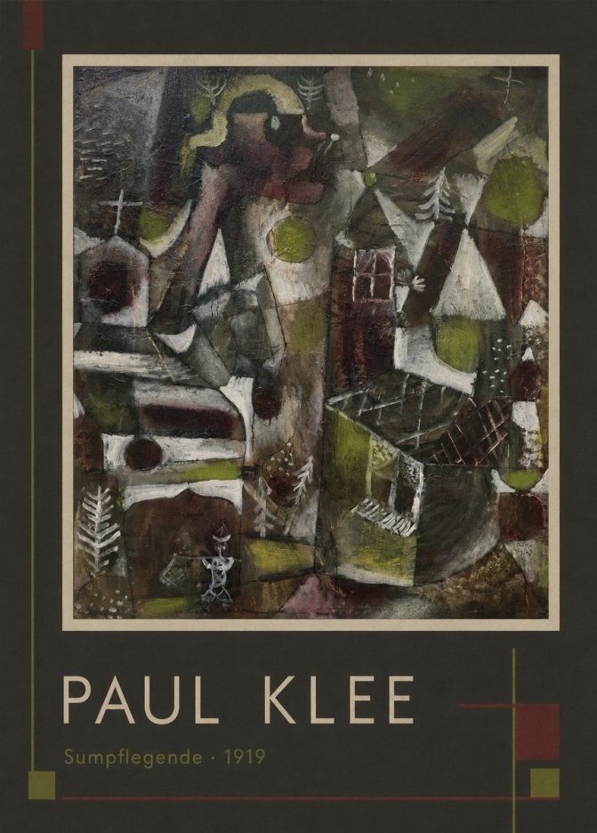 Paul Klee Sumpflegende II No1 - Juliste