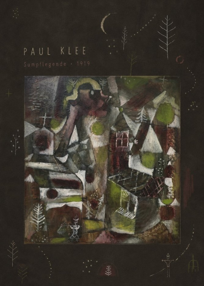 Paul Klee Sumpflegende II No3 - Juliste