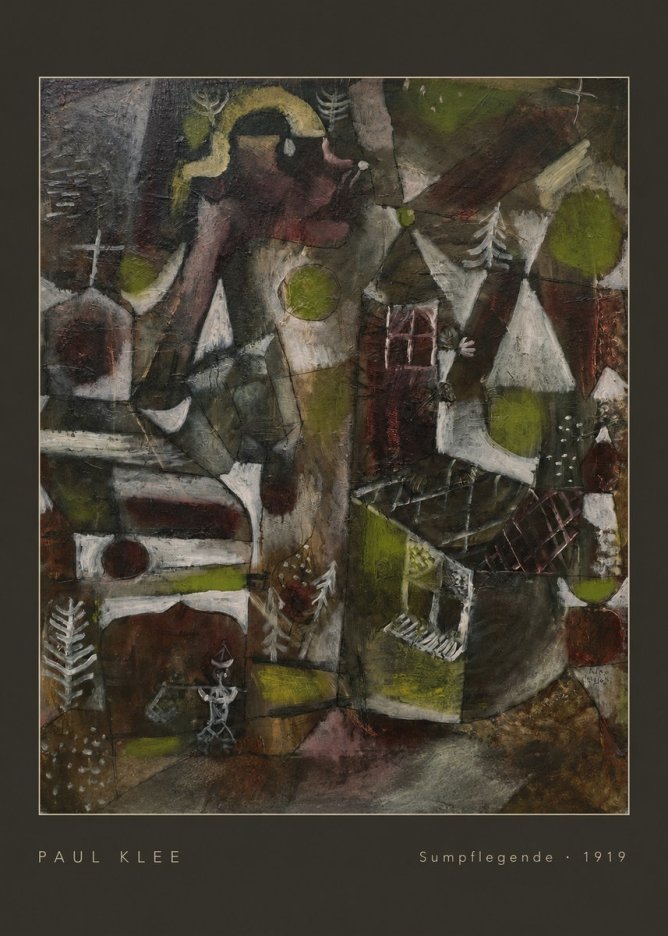 Paul Klee Sumpflegende II No5 - Juliste