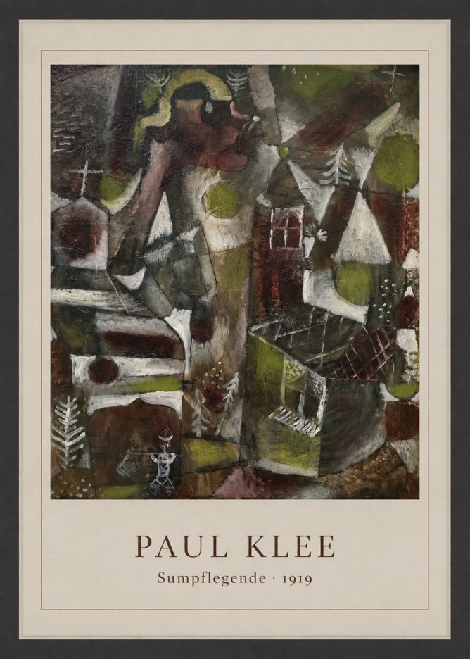 Paul Klee Sumpflegende II No6 - Juliste
