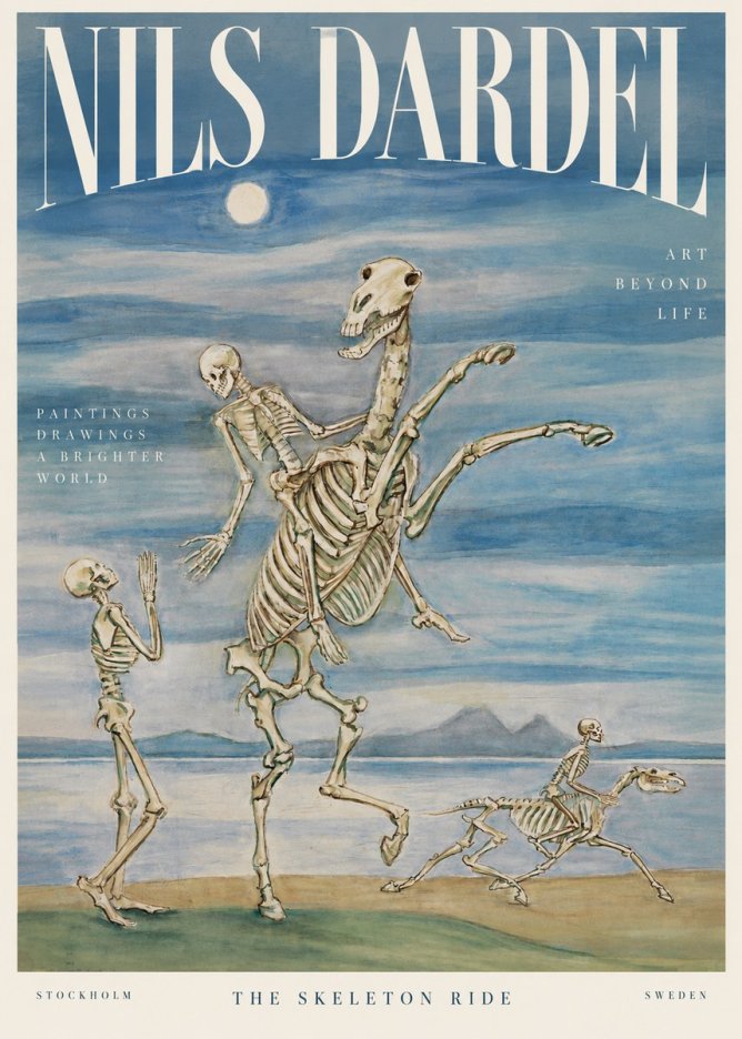 Nils Dardel The Dancer No3 - Juliste