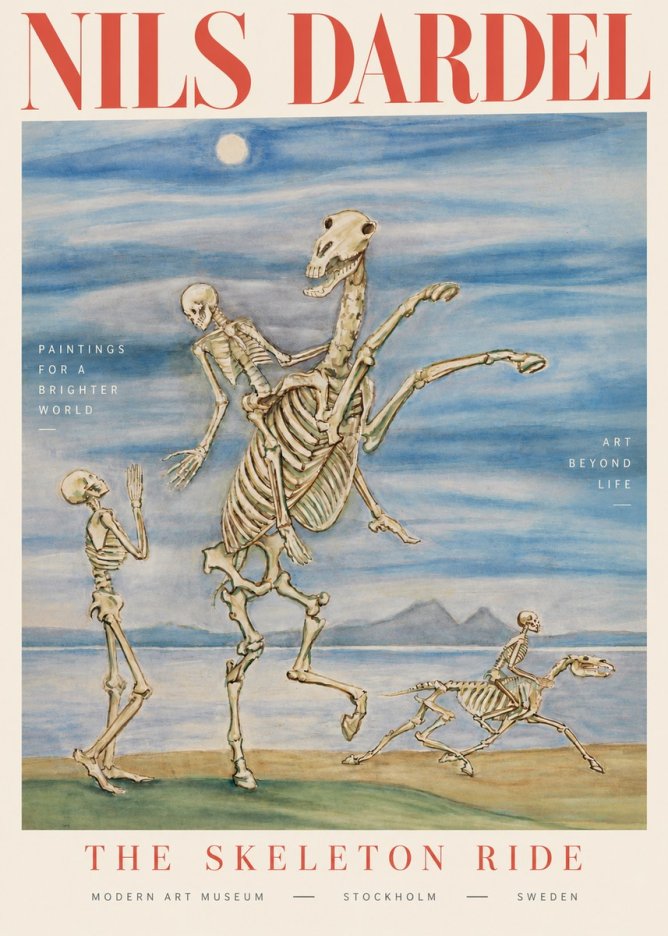 Nils Dardel The Dancer No4 - Juliste
