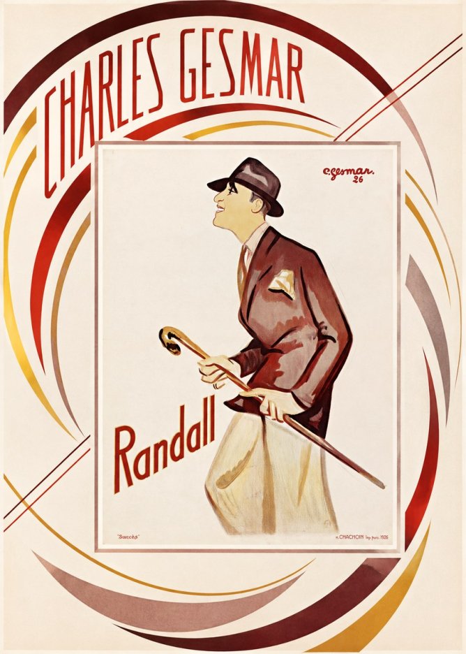 Charles Gesmar Randall I No6 - Juliste