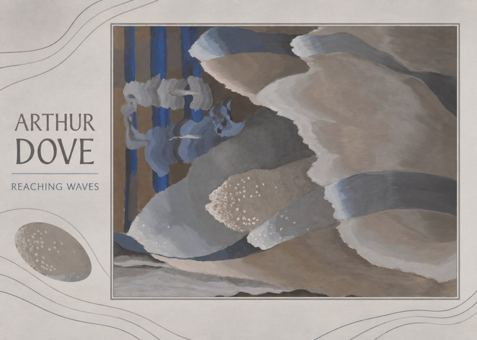 Arthur Dove Reaching Waves No3 - Juliste