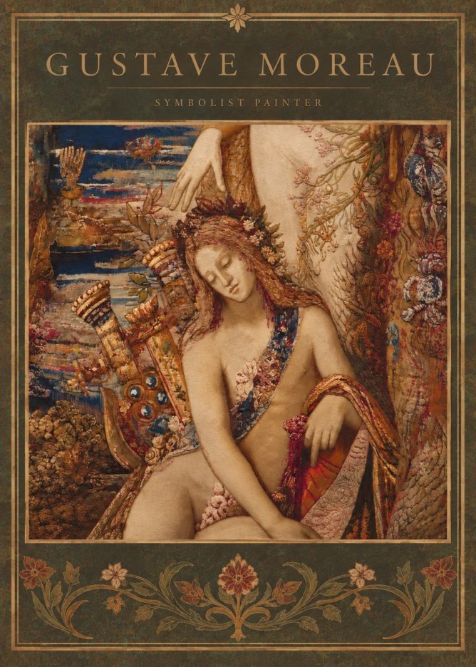 Gustave Moreau Jupiter and Semele II No4 - Juliste