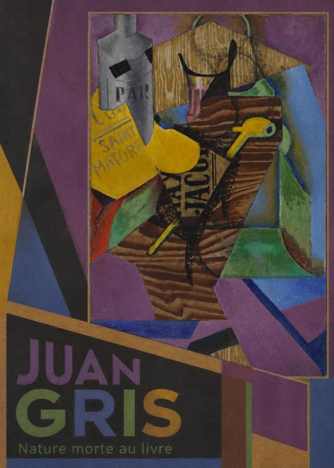 Juan Gris Nature Morte Au Livre No2 - Juliste