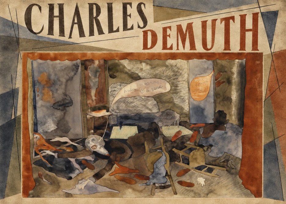 Charles Demuth The Death of Countess Geschwitz No4 - Juliste