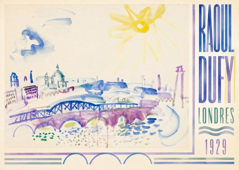 Raoul Dufy Londres - 1929 No2 - Juliste